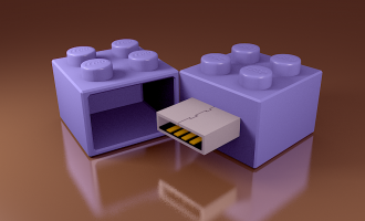 Blender USB Stick Lego
