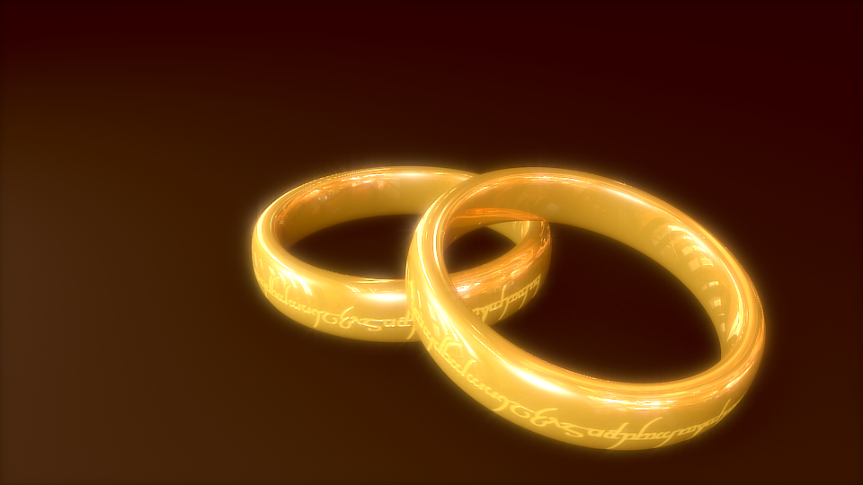 Blender Gold Ring