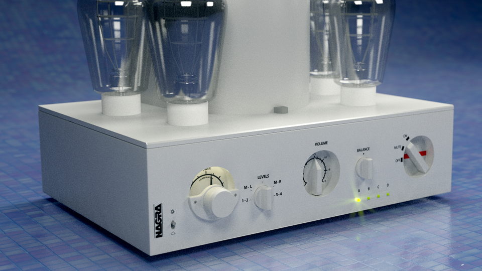 Blender Nagra audio amplifier