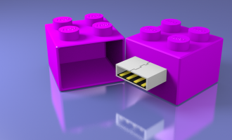 clef USB Lego Fred